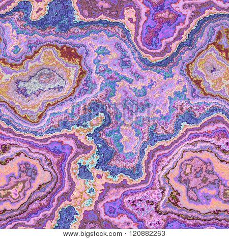 Illustration Of Layered Rock