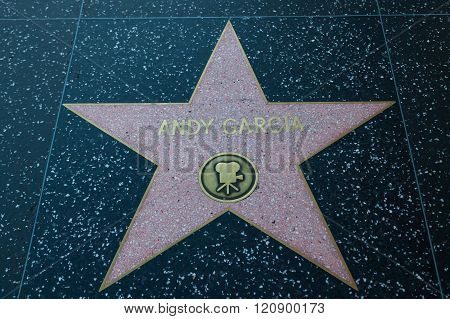 Andy Garcia Hollywood Star