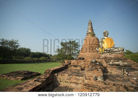 Asia Thailand Ayuthaya Historical Park