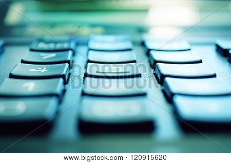 Calculator close-up