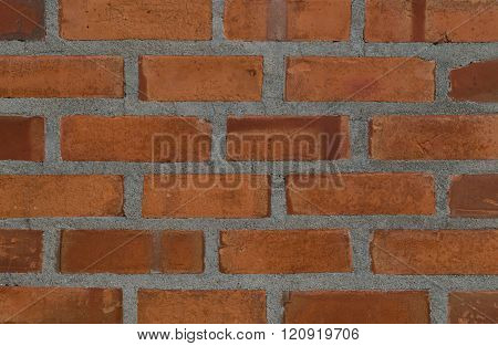 Brick wall.