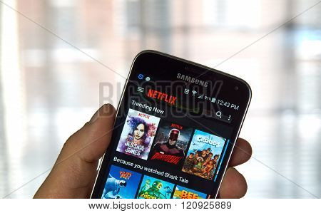 Netflix Mobile App.