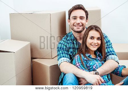 Couple moving to new home
