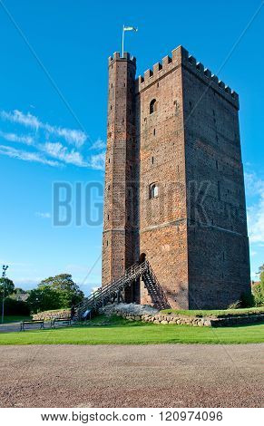 Famous Karnan tower in Helsingborg, Sweden, Europe