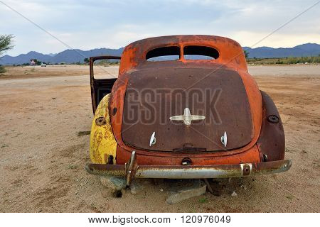 Abandoned Old Hudson Car