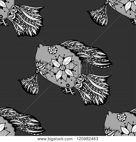 Background Of Abstract Fish