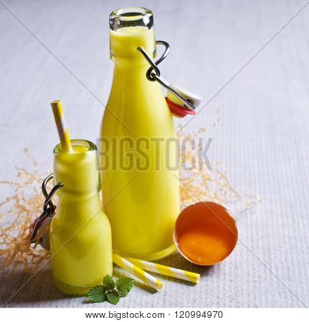 Yellow Liquid In A Glass