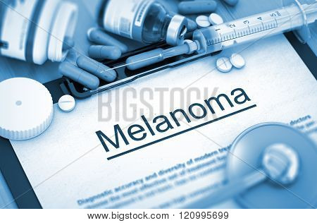 Melanoma. Medical Concept.