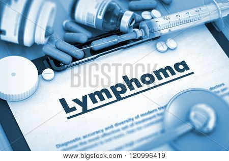 Lymphoma Diagnosis. Medical Concept.