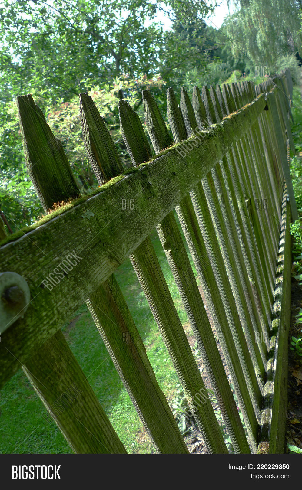 Old Wooden Fence Image & Photo (Free Trial) Bigstock