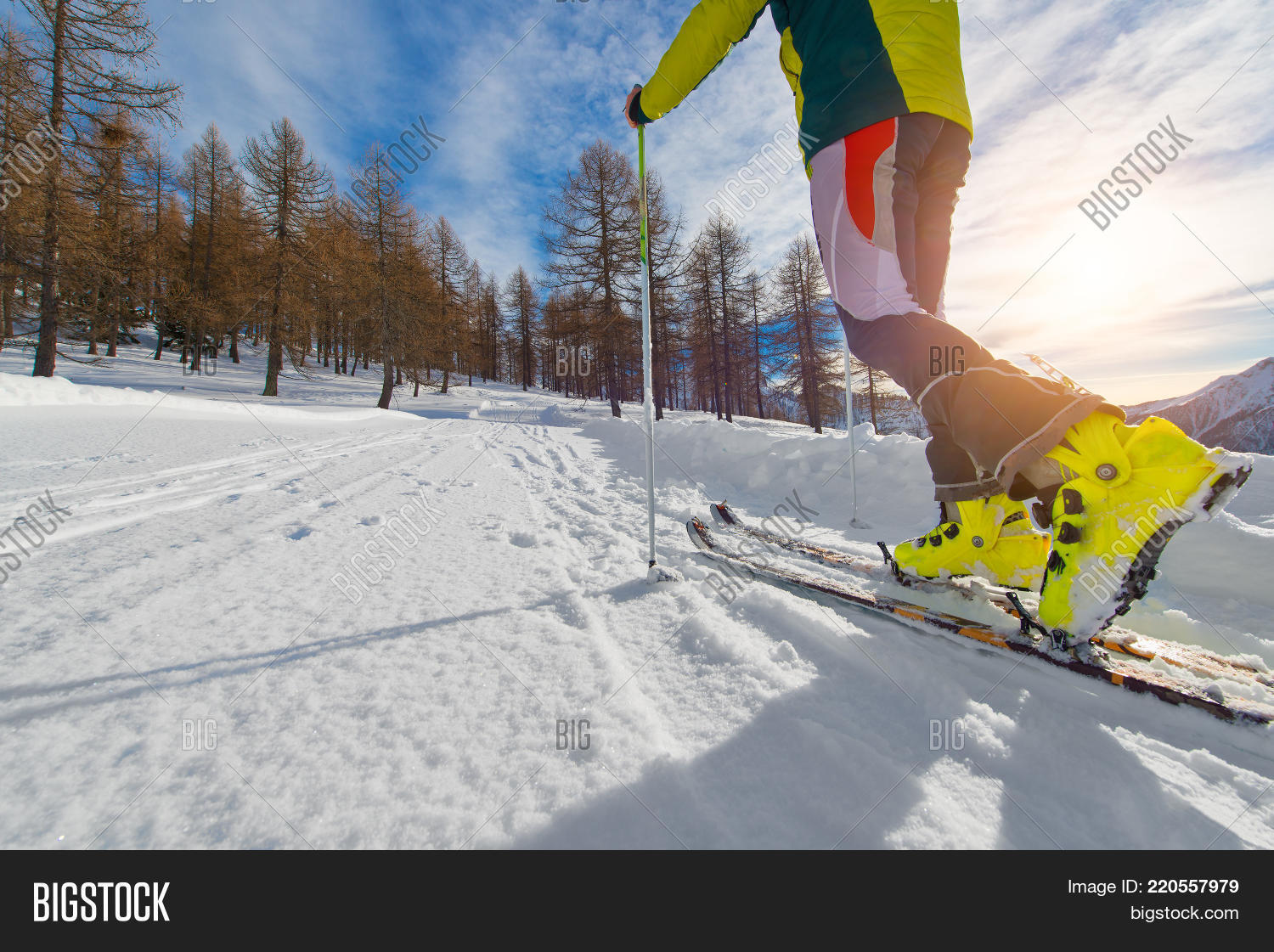 Detail Uphill Ski Image & Photo (Free Trial) Bigstock
