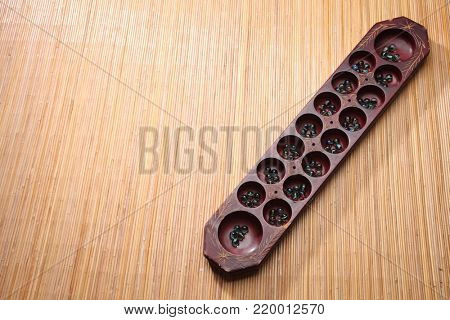 Congkak  is a traditional game in asia