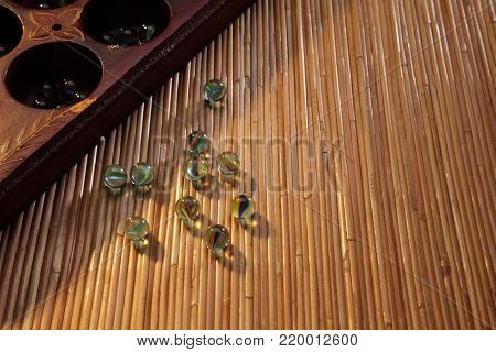 Congkak  is a traditional game in asia