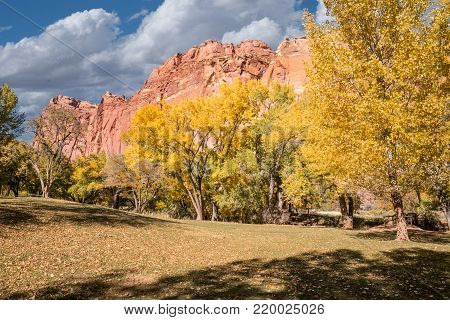 Autumn in the Fruita Historic District of Capitol Reef National Park, Utah