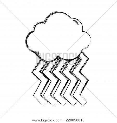 Figure Nature Cloud In The Sky With Bright Rainbow