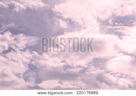 Sunbeam through the haze on blue sky: can be used as background and dramatic look