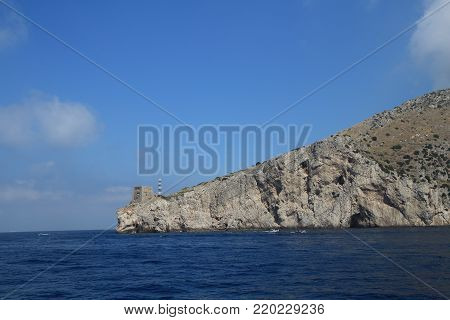 Island In Tyrrhenian Sea In Italy, Europe