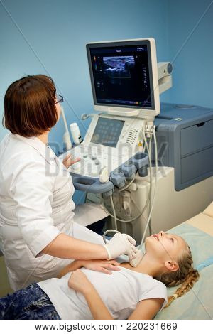 Ultrasound machine doctor