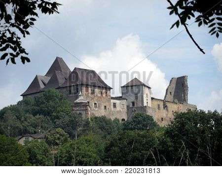 Ruins Of Lipnice Castle In Czech Republic, Europe