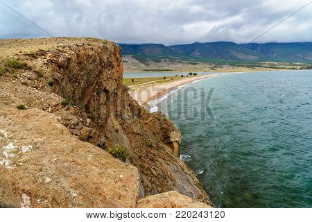 Cape Uyuga. Maloe More On Lake Baikal. Russia
