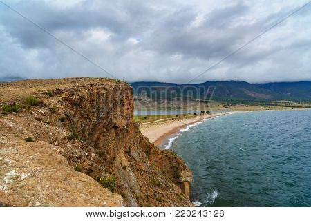 Cape Uyuga. Maloe More On Lake Baikal. Russia
