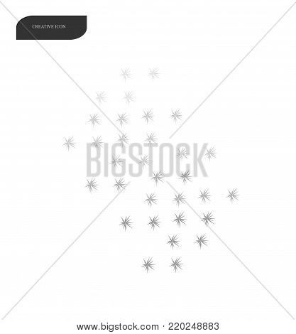 Creative snow icon design vector with EPS 10 format