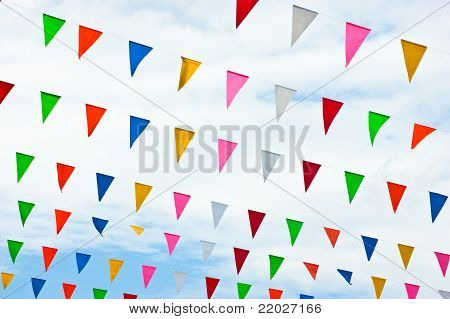 Couleurs vives du tissu