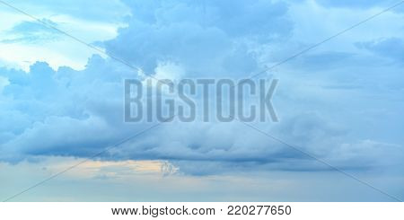 Beautiful Blue Sky With Clouds