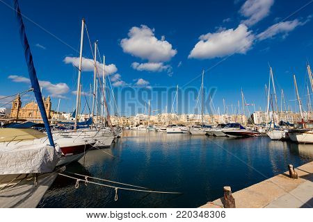 Port In Msida On Malta