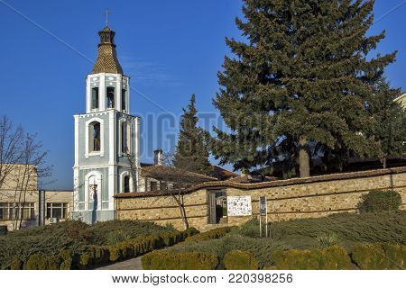 PANAGYURISHTE, BULGARIA - DECEMBER 13, 2013: Church Of The Blessed Virgin Mary in Historical town of Panagyurishte, Pazardzhik Region, Bulgaria