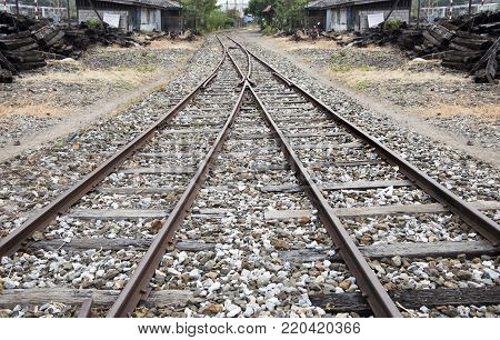 Old Railway Junction Landscape