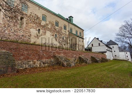Turku Castle. Medieval Building In The City Of Turku In Finland.