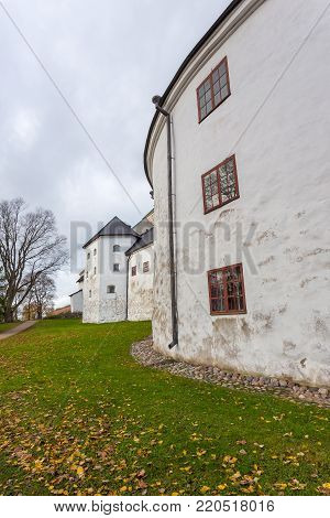 Turku Castle. Medieval Building In The City Of Turku In Finland.