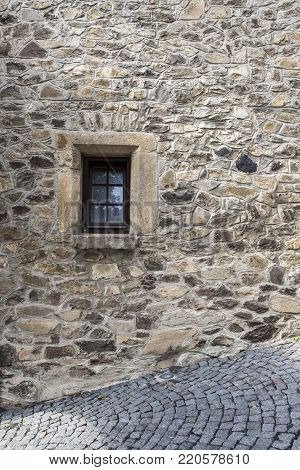 Beautiful stone house make a beautiful texture.