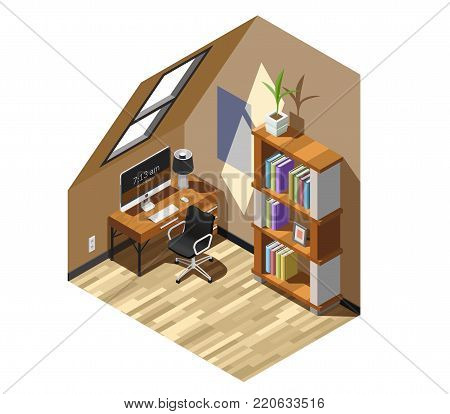 Home Workplace Vector Photo Free Trial Bigstock