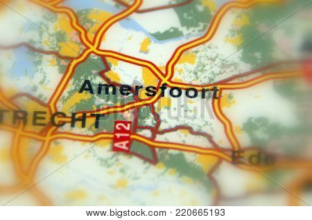 Amersfoort, a city of the province of Utrecht in central Netherlands, Europe.