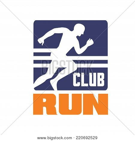 Run Club Logo Vector Photo Free Trial Bigstock