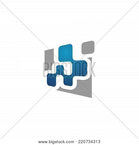 Abstract Technology logo design elements for Electronic and technology Company