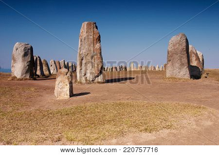 Ale stones is a stone ship at the south cost of the Swedish province of Scania.
