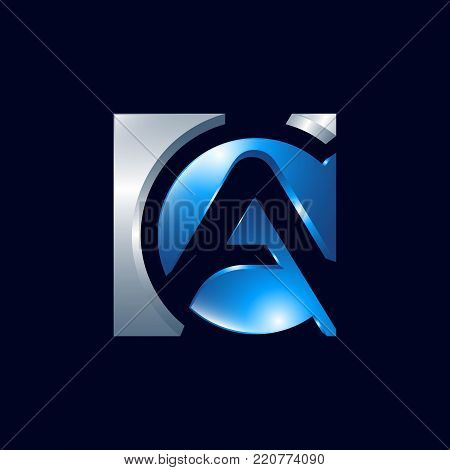 3d modern letter 