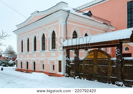 VETKA, BELARUS - DECEMBER 19, 2017: Vetka Museum of Folk Art (former home of merchant Groshikov, 1897)
