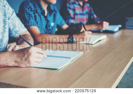 Final Test University Students Testing Exam In University