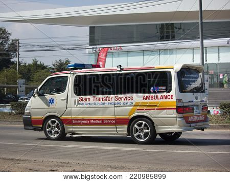 Ambulance Van Of Siam Tranfer Service.