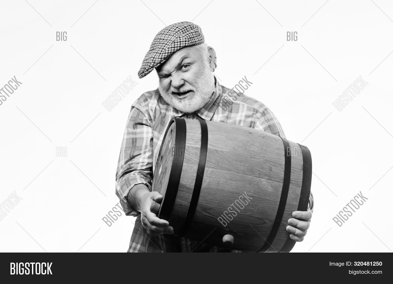 Retro Man Beer Barrel Image & Photo (Free Trial) Bigstock