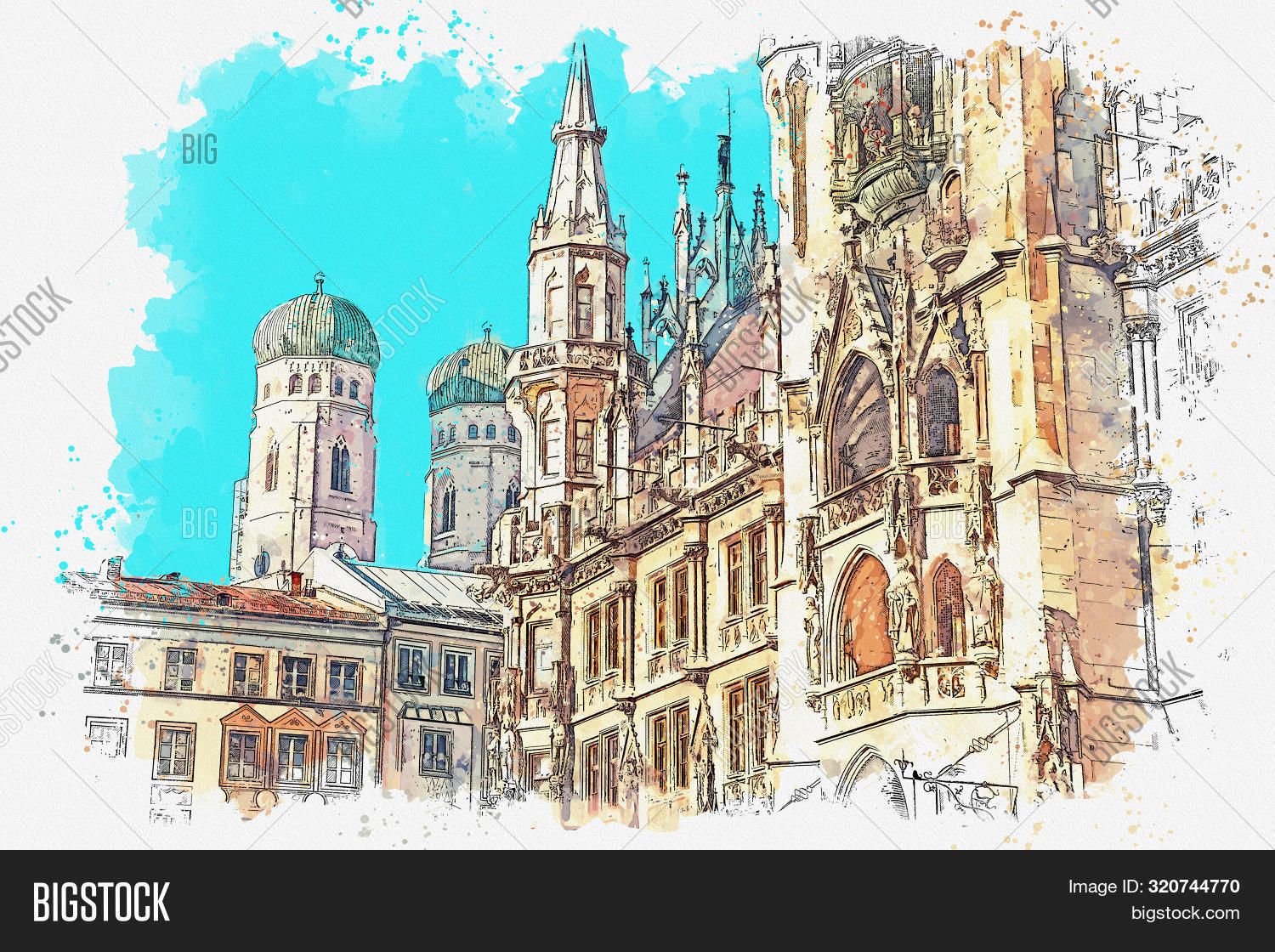 Мюнхен картины. Мюнхен картина. Болотов художник. Живопись на зданиях. Мюнхен акварель.