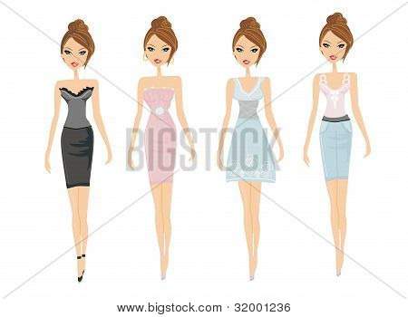 ragazze lo shopping di moda