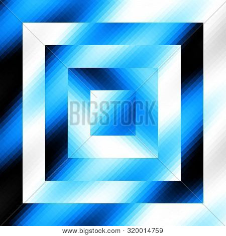 Geometric Abstract Pattern In Low Poly Style.