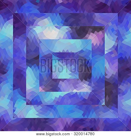 Geometric Abstract Pattern In Low Poly Style.
