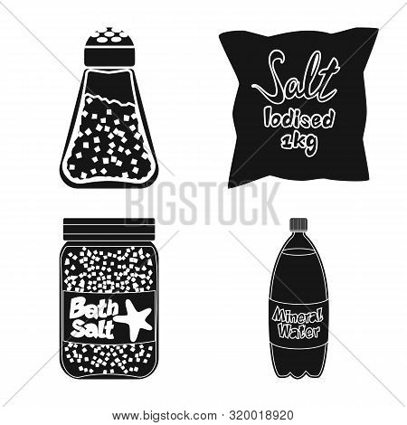 Vector Design Of Natural And Baking Icon. Collection Of Natural And Food Stock Vector Illustration.