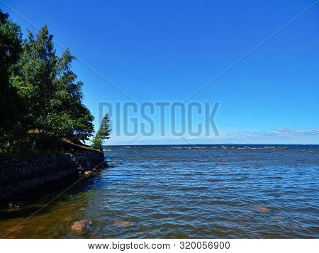 Finnish Gulf Coast  Near Edge Of Fort 